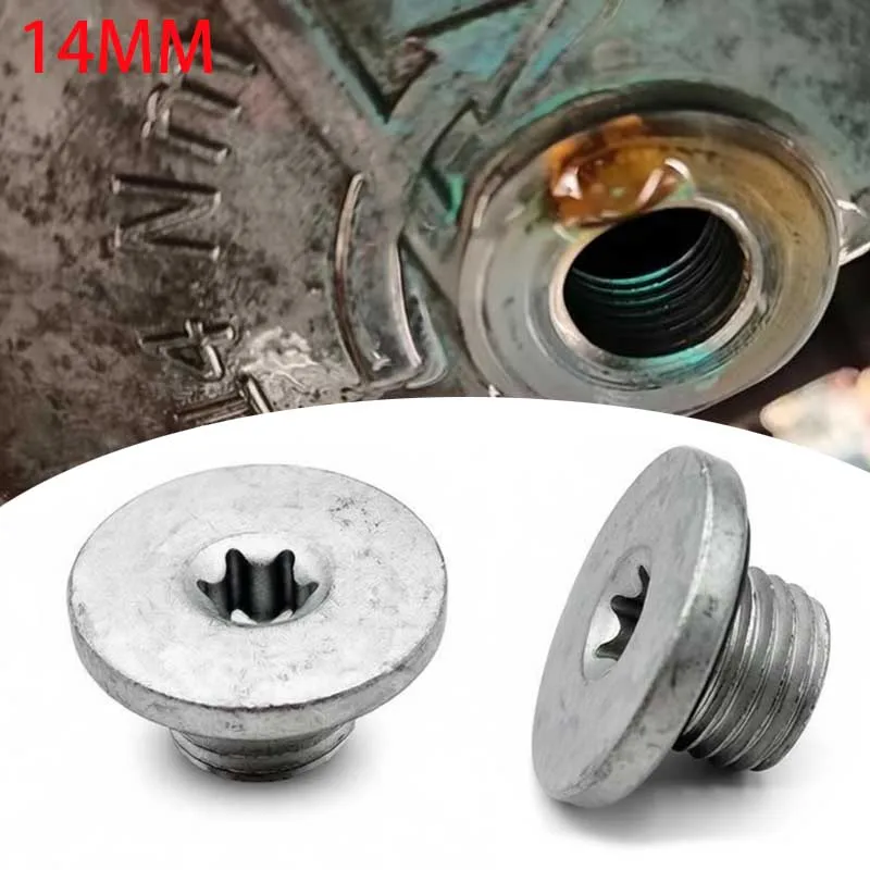 2 Peças de Bujões de Drenagem do Cárter de Óleo do Motor M14 x 1.5 - Encaixe Exato para Alfa, Cadillac, Chevrolet, Daewoo, Fiat, Land Rover, Opel, Vauxhall, Suzuki
