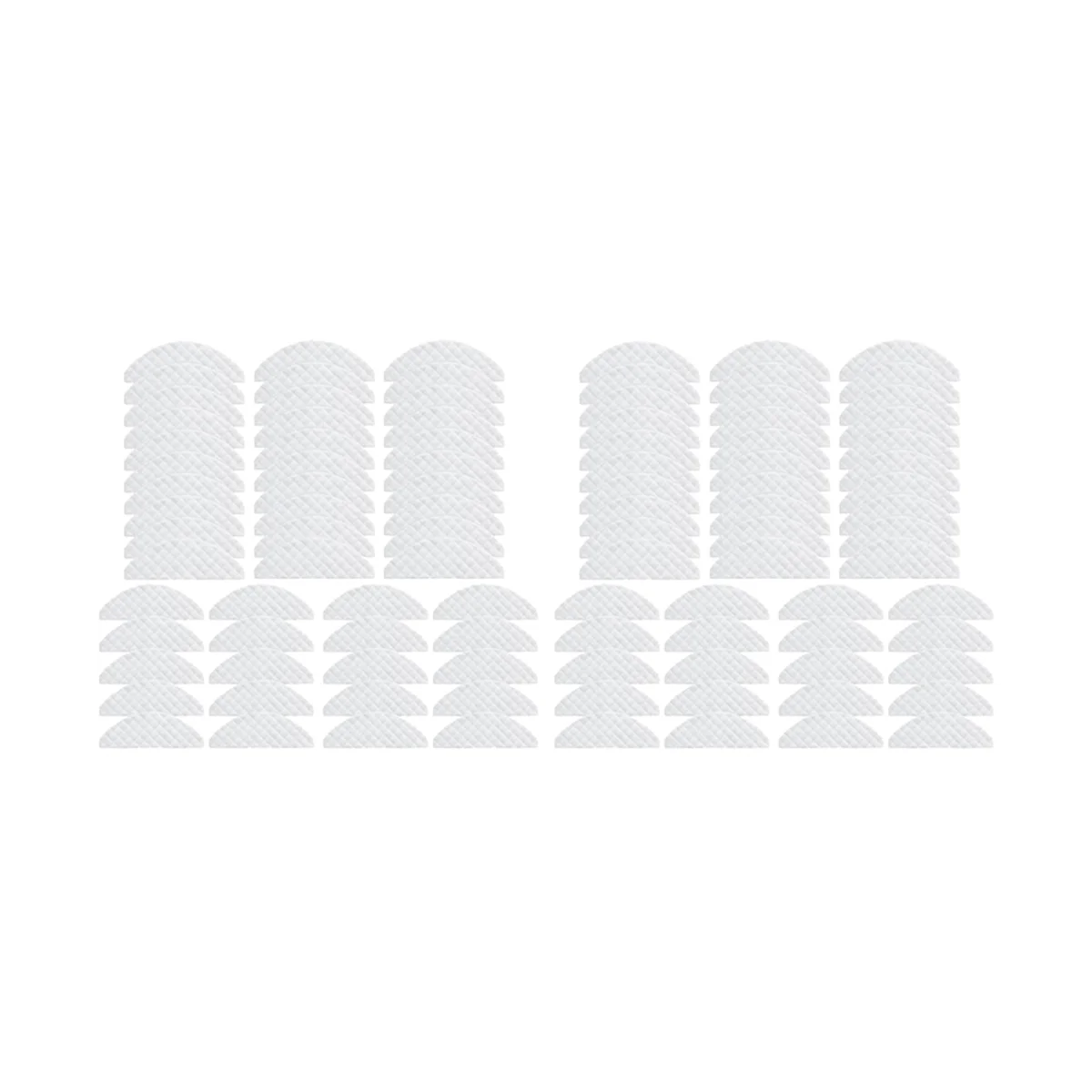 Os novos 100 pces esfregões panos toalhetes descartáveis peças acessórios para eve mais robô limpador vassoura