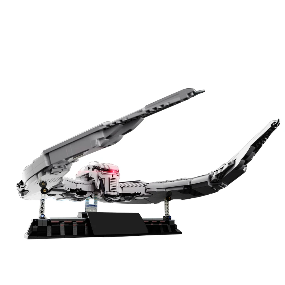 MOC-بناء كتل من مقاتلي النجوم للأطفال ، نموذج مقاتلي النجوم ، ألعاب تعليمية ، Galactica UCS Cylons ، مجموعة طوب البناء