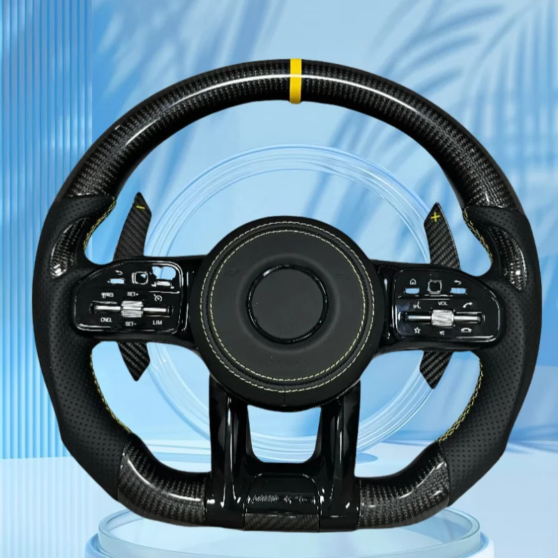

Car Steering Wheel Custom Made Leather For Mercedes Benz 809 for G63 E250 X290 W204 W205 W218 W222 W463 C463 C190 Accessories