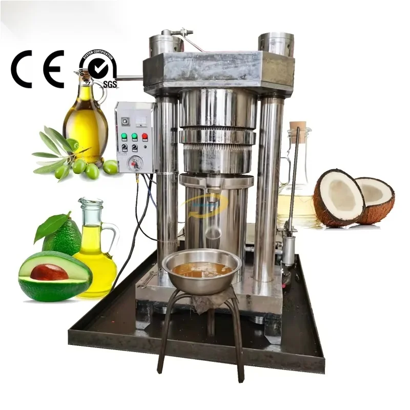 

Stainless Steel Cold Cocoa Hydraulic Oil Press Oil Press Machine For 25kg Sichuan Pepper Seeds And Sesame Sesame Oil Machine