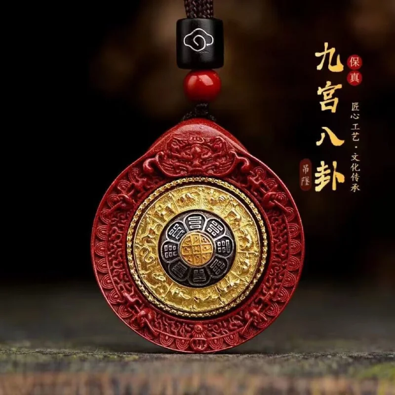 

Mineral Nine Palaces Diagrams Pendant Men And Women Eight Treasures Hanging Ornament Twelve Zodiac N