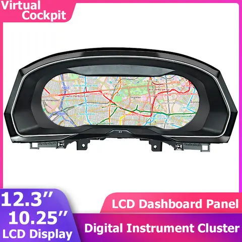 Digital Virtual Cockpit Instrument Gauge Cluster Speedometer For VW PASSAT CC B7 B8 GOLF 6 7 MK7 Tiguan Scirocco Jetta T6 Sharan