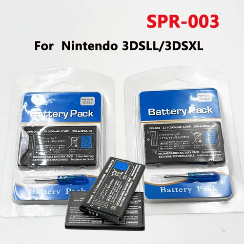 Imagen 1 del producto 1-4 Uds 2000mah SPR-003 SPR003 spr 003 batería de iones de litio para Nintendo 3DSLL 3DSXL 3DS ll batería recargable 3,7 V