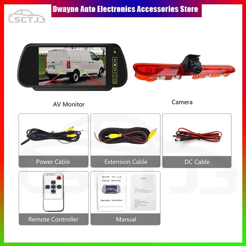 

Автомобильный стоп-сигнал, камера заднего вида для Peugeot Expert/Traveler Citroen Jumpy/SpaceTourer Toyota ProAce, резервная камера