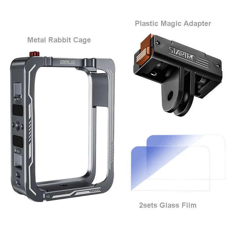Aluminium Beschermhoes Voor DJI OSMO 360 Camera Accessoire Frame Konijnenkooi Koude Schoen en 1/4 "Draden