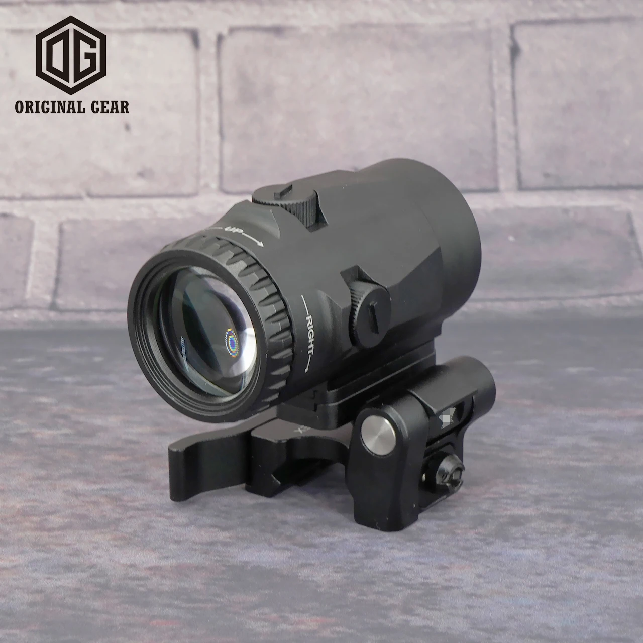 Imagem -05 - Óptica V3xm 3x Lupa Âmbito w Liberação Rápida Virar Monte Trabalho com Red Dot Sight Fit Tecelão Picatinny Trilho de Montagem para Airsoft