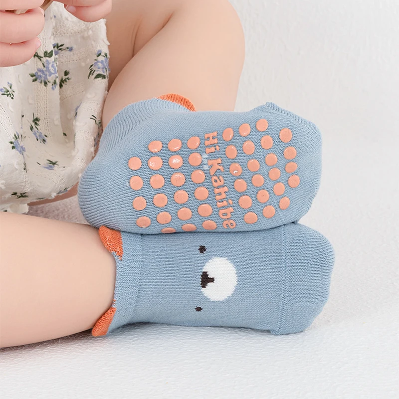 

Anti-Slip Baby Floor Socks Cute Animal Kids Boat Sock Cartoon Newborn First Walkers 0-3Year Boy Girl Children Cotton Footwear