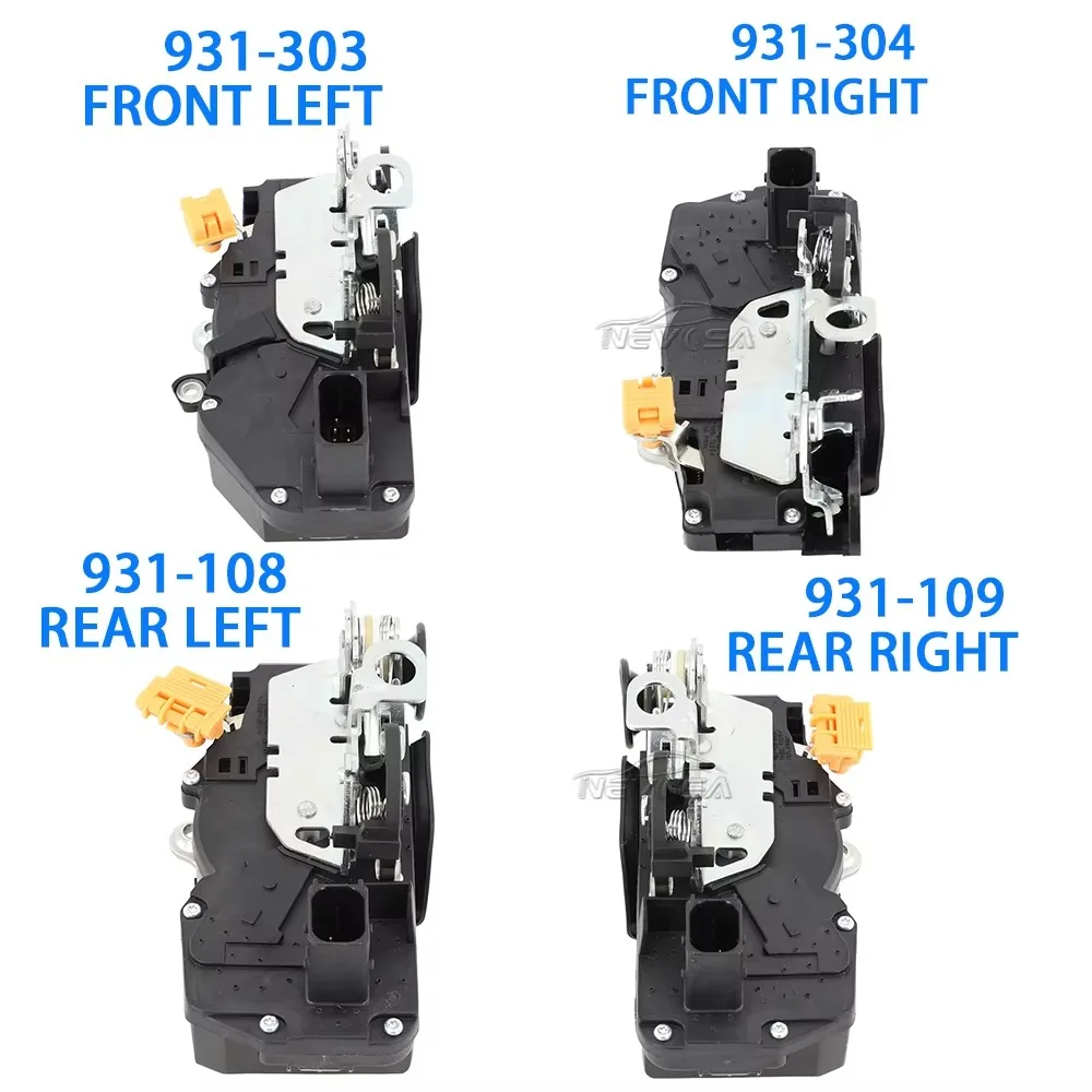 

931-304 actuadores de cerradura de puerta delantera y trasera para GMC Sierra Yukon Chevrolet Silverado Tahoe Cadillac Escalade