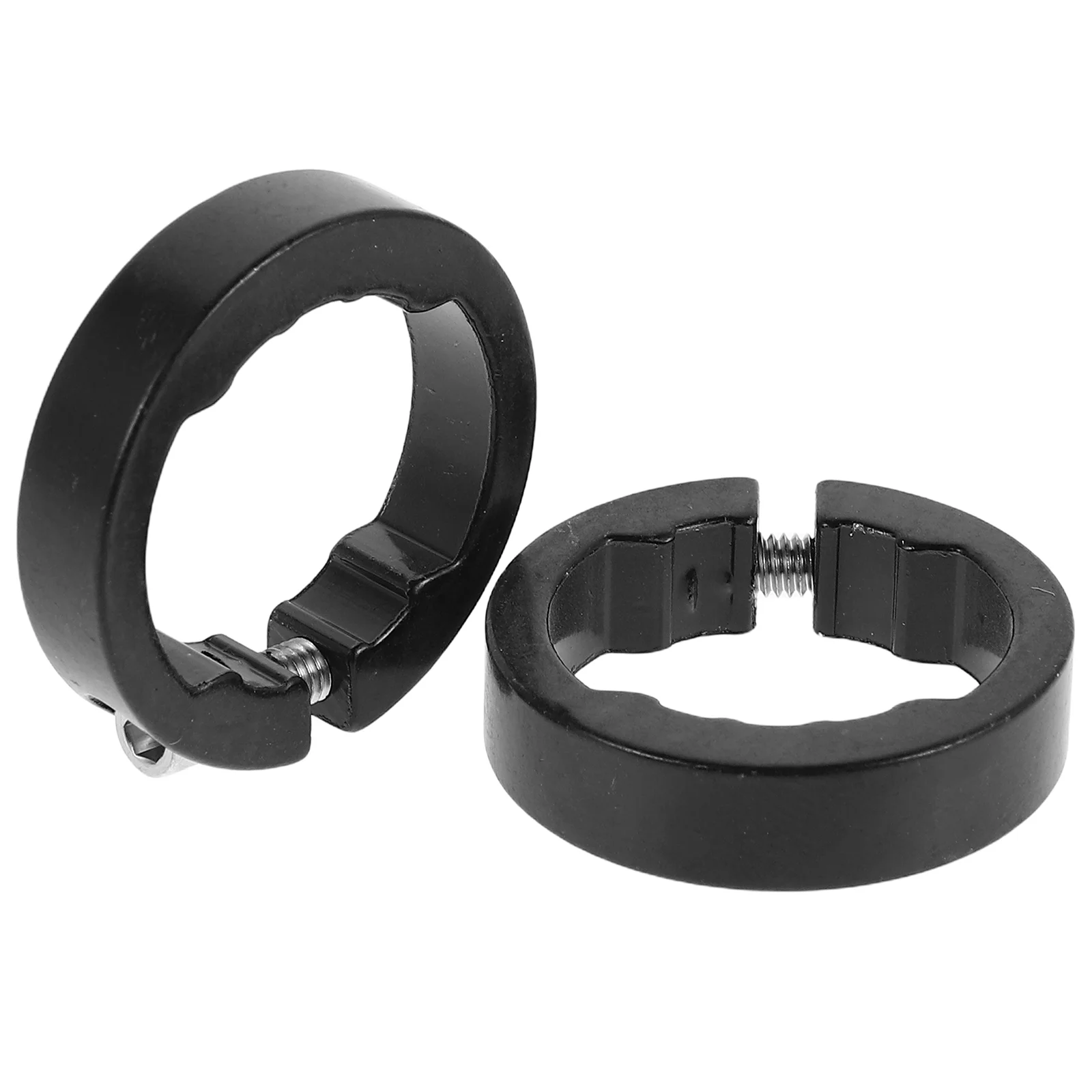 

2Pcs Aluminum Alloy Bicycle Handlebar Grips Clamping Ring Locking Bike Grips Clamp For Cycling Bicycle Lock Accessory
