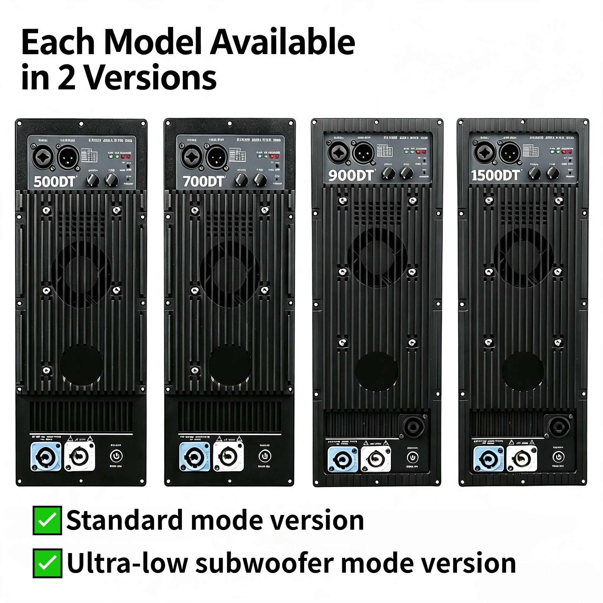 Image of AOSHEN 1500DT 1500W 8 Ohm Dual-Switching Lautsprecher-Leistungsverstärkermodul Klasse D Subwoofer-Platine