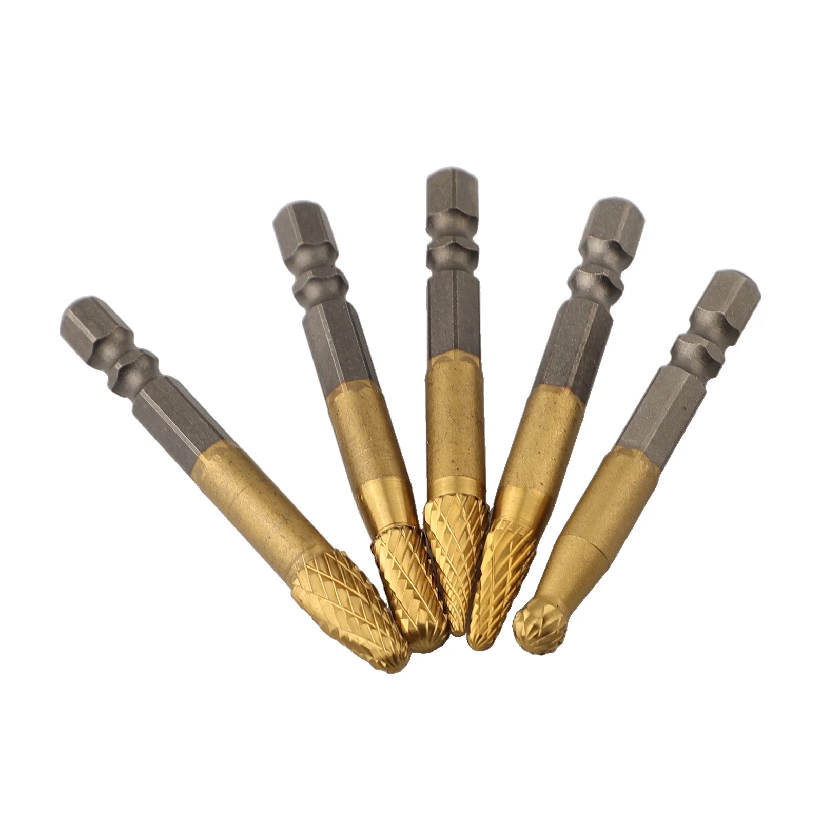 

6.35mm Shank Burrs Milling Cutter Bit Durability Of High Speed Steel Handheld Electric Tool High Degree Of Finish