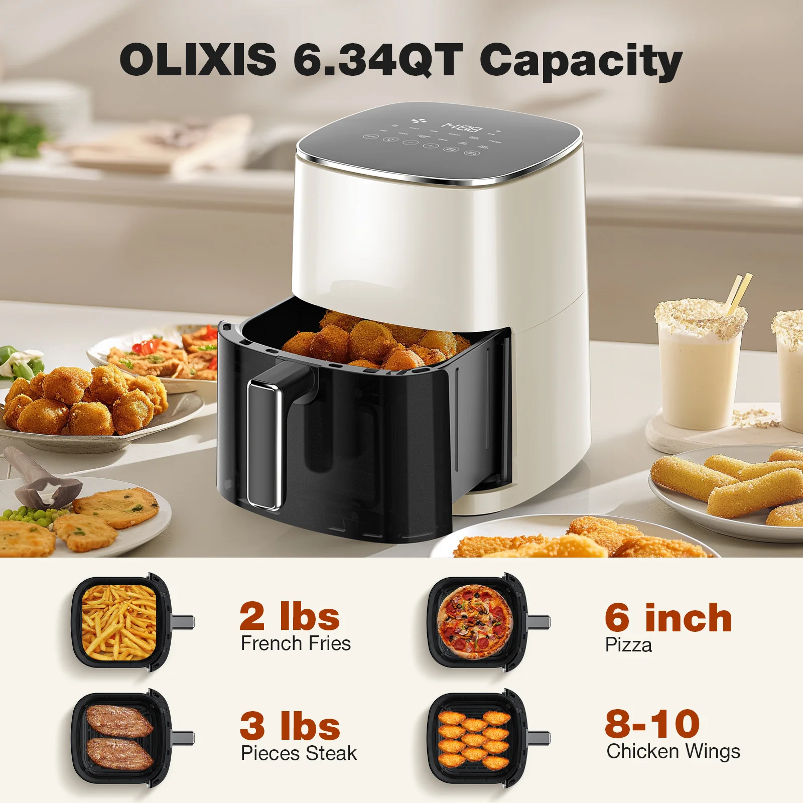 Air fryer full view