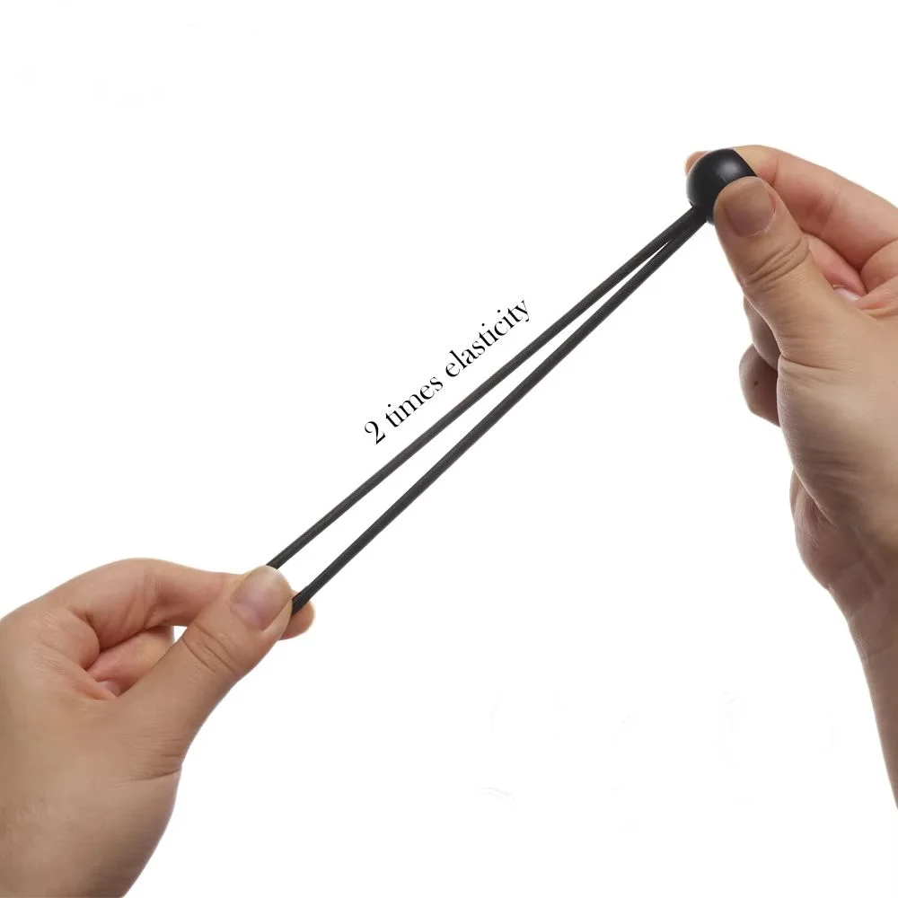 10 قطعة عالية الجودة الأسود بنجي الكرة الحبل حبل 10-30 سنتيمتر متعددة الأغراض القماش المشمع تحديد أداة دائم المظلة بنجي الحبال #1