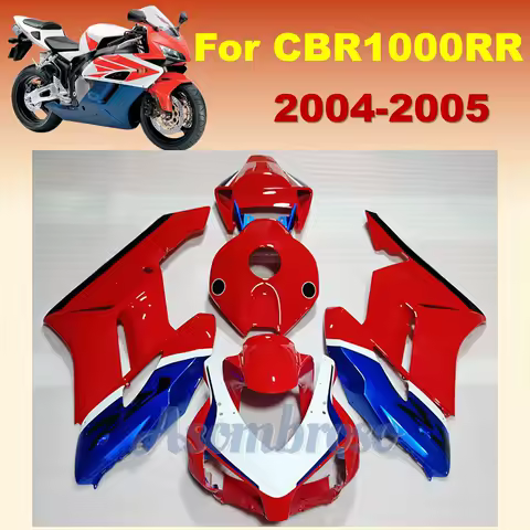Sportbike Refitting Bodyframe Fairing kit fit for Honda cbr1000rr 2004 2005 CBR 1000 04 05 CBR1000 RR red/blue/white shell