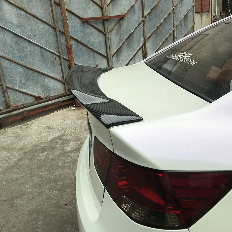 For Kia Forte High Quality Carbon Fiber Rear Luggage Lid Spoiler Wing Body Sports Modification Kit 2009 2010 11 12 13 14 15 2016