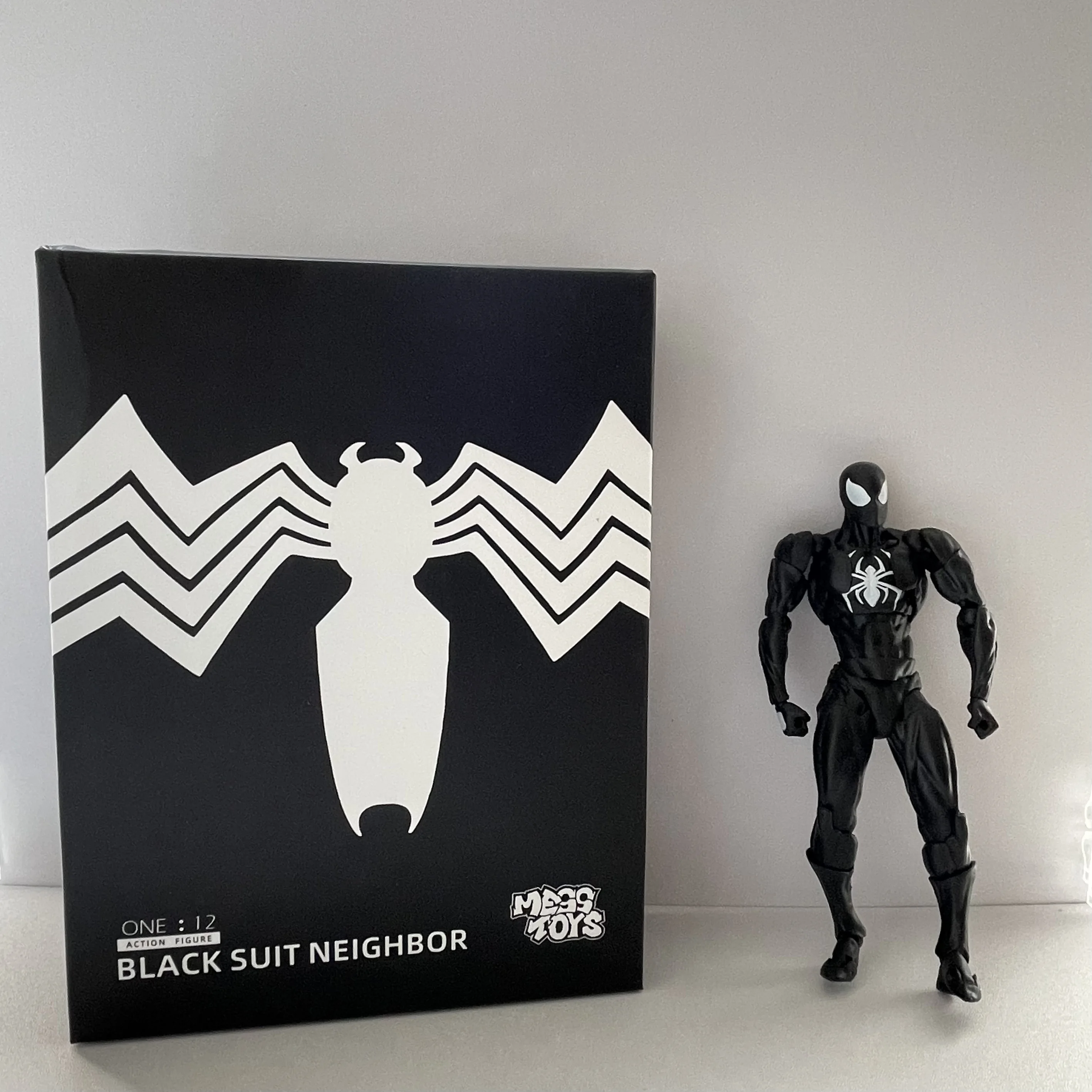 Spider Man Symbiote Black Suit Neighbor Scarlet Spider Spiderman Anime Action Figure Gifts Toys