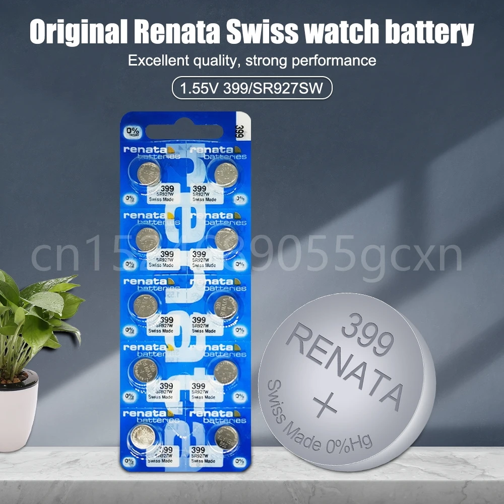 Originale Renata 399 SR927SW AG7 LR927 LR57 SP395 LR927W 1.55V batteria all\'ossido d\'argento per orologio giocattolo MADE IN Swiss Button Cell