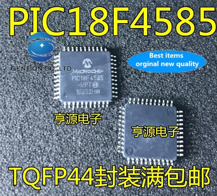 

5pcs 100% orginal new PIC18F4585 PIC18F4585-I/PT TQFP44 microcontroller chip