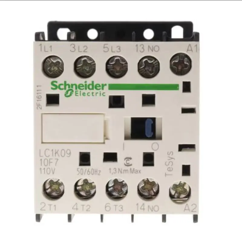 

LC1K0910F7 LC7K0910F7 contactor - 3P - AC-3 = 440 V 9 A - 1 NO aux. - 110 V AC coil