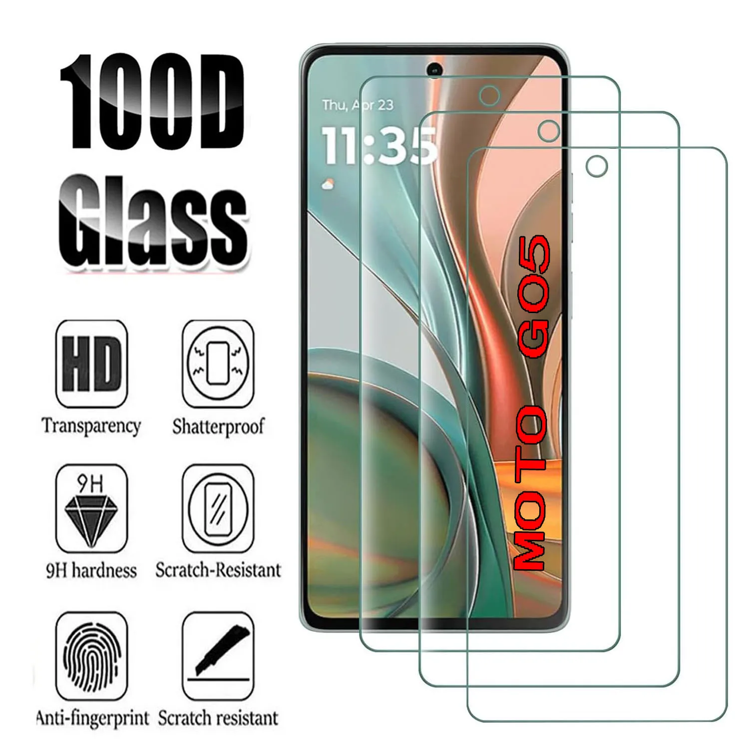 

Для Motorola Moto G05 5G 2/4 шт. пленка из закаленного стекла 9H