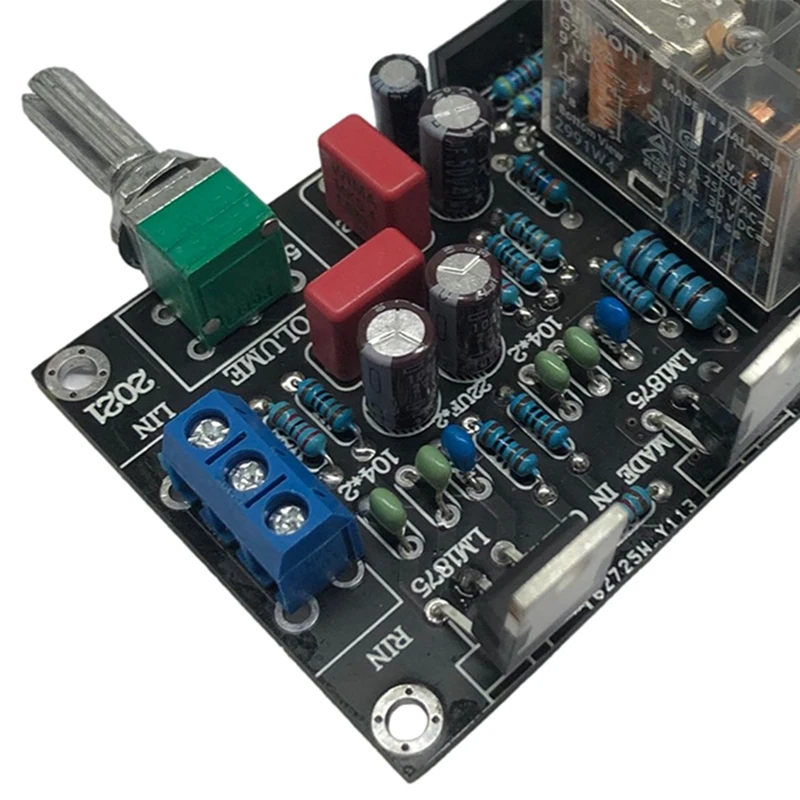 LM1875T Power Amplifier Board 2.0 Dual Channel With Speaker Protection Volume Adjustment