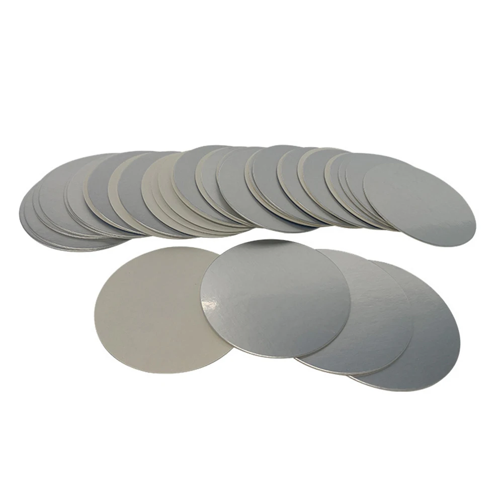 600pcs Induction Sealer Pad Customized Size Laminated Aluminum Foil Lid Liners Inductive for Plastic Glass Bottles Container