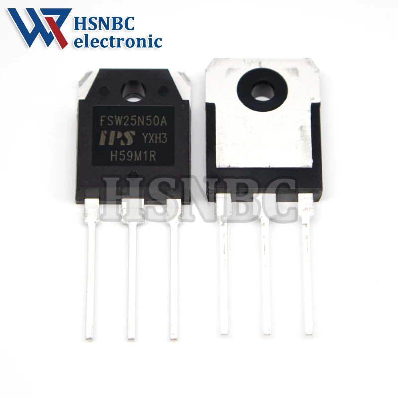 10PCS FSW25N50A FSW25N50 25N50 TO-3P 500V 25A N-Channel Power MOSFET Transistor 100% New Original