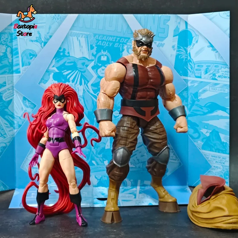 

New Genuine Marvel Legends Medusa & Gorgon Set 6-Inch Action Figurine Anime Peripheral Collectible Model Gk Toys Gifts In Stock