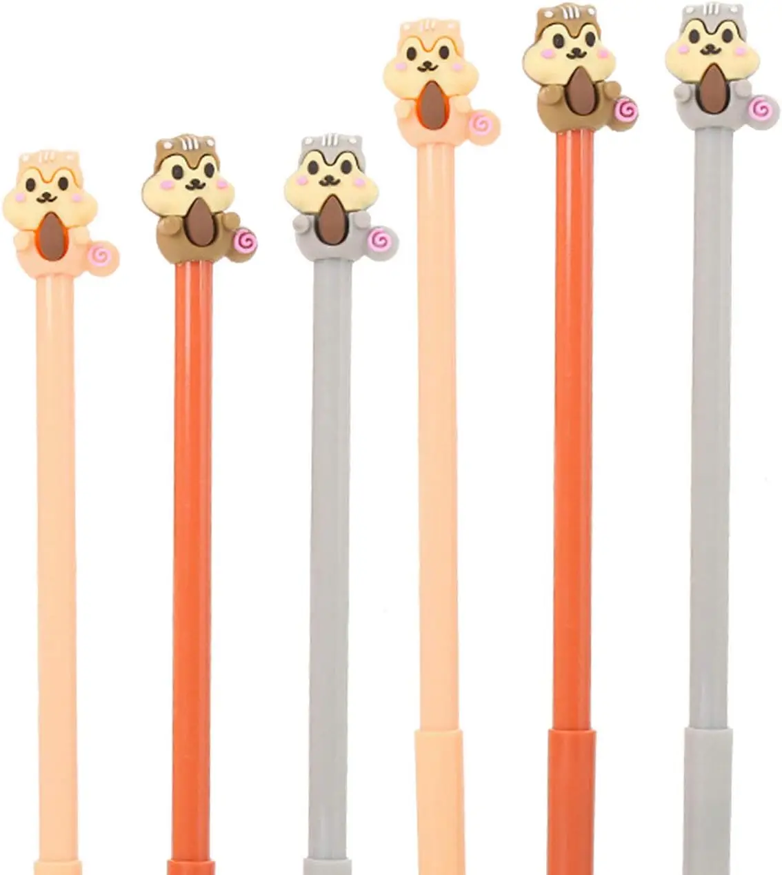 24 Pcs Animal Mouse Squirrel Hamster Gel Ink Pen Kawaii Writing Pens Ballpoint Gift  School Stationery Office Supplies