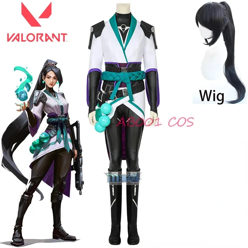 

Игра Valorant Sage Косплей Костюм Хэллоуин Карнавальная Вечеринка Униформа Костюм Для Женщин Мужчин Аниме Одежда