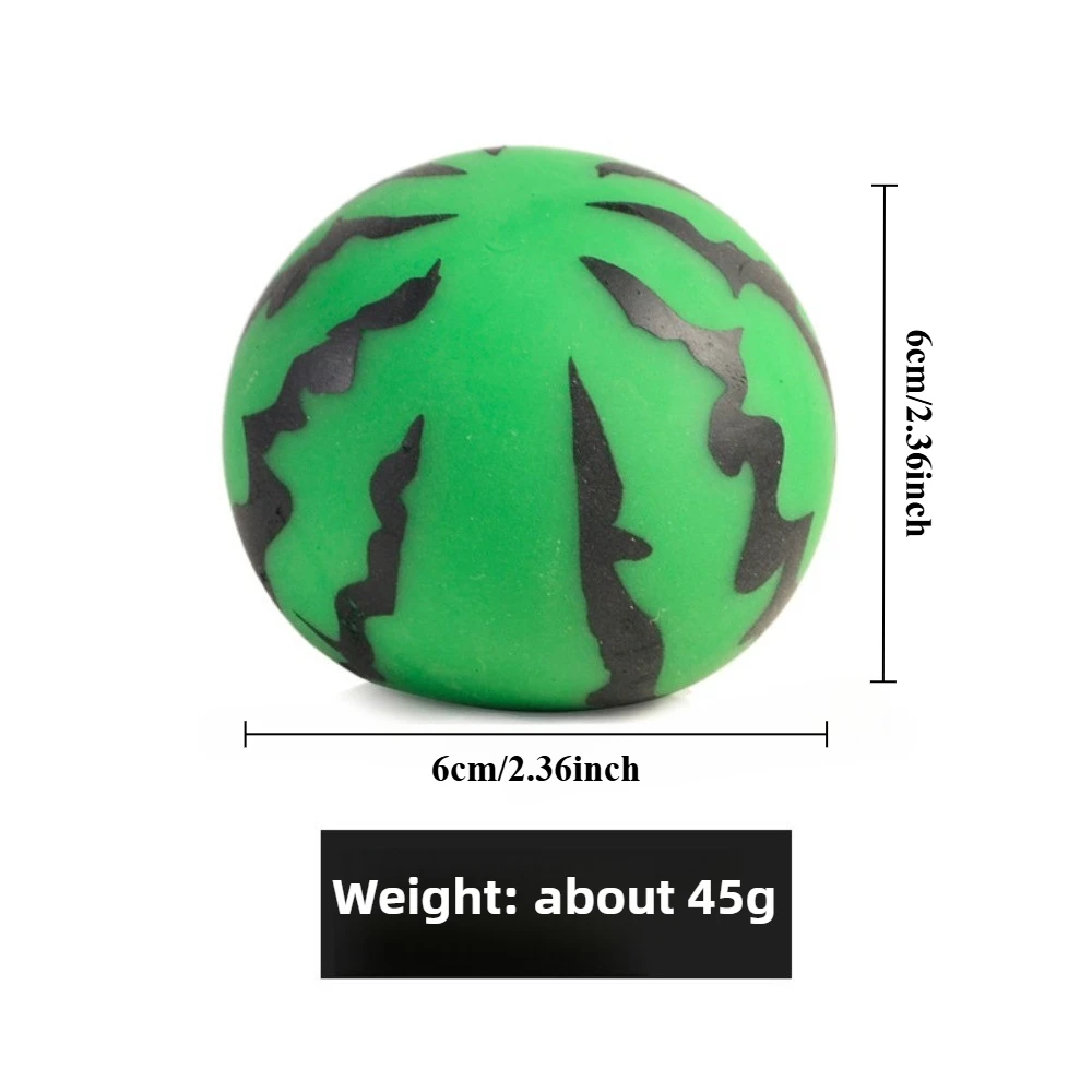 لعبة البطيخ اسفنجي تغيير لون الإجهاد الكرة لينة تململ لعبة حسية للأطفال البالغين ، ADHD التوحد الاسترخاء ، هدايا الحفلات