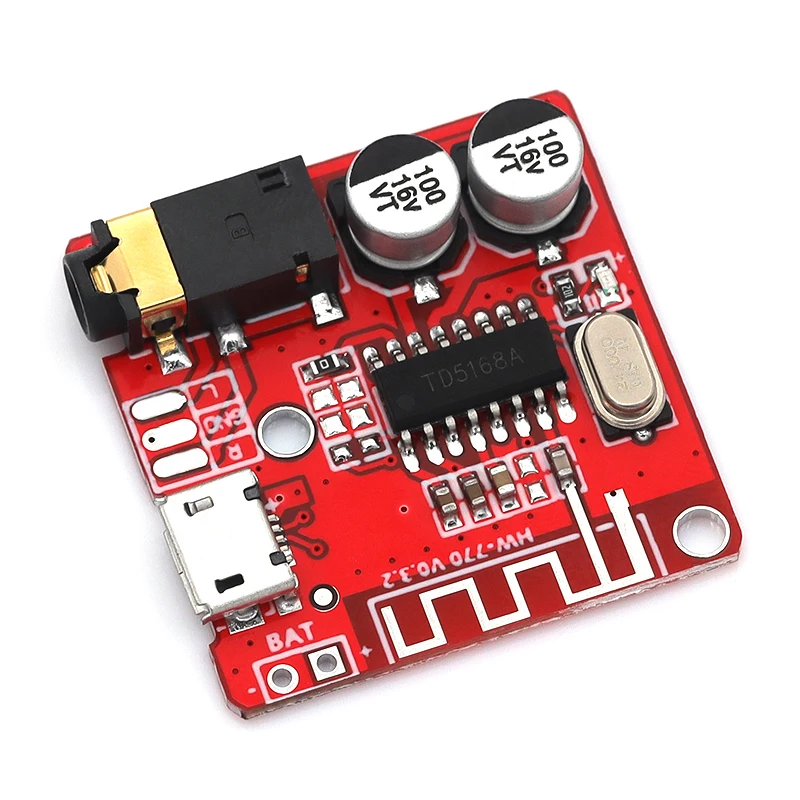 1/5/10Pcs Bluetooth Audio Receiver board Bluetooth 5.0 mp3 lossless decoder board Wireless Stereo Music Module 4.1