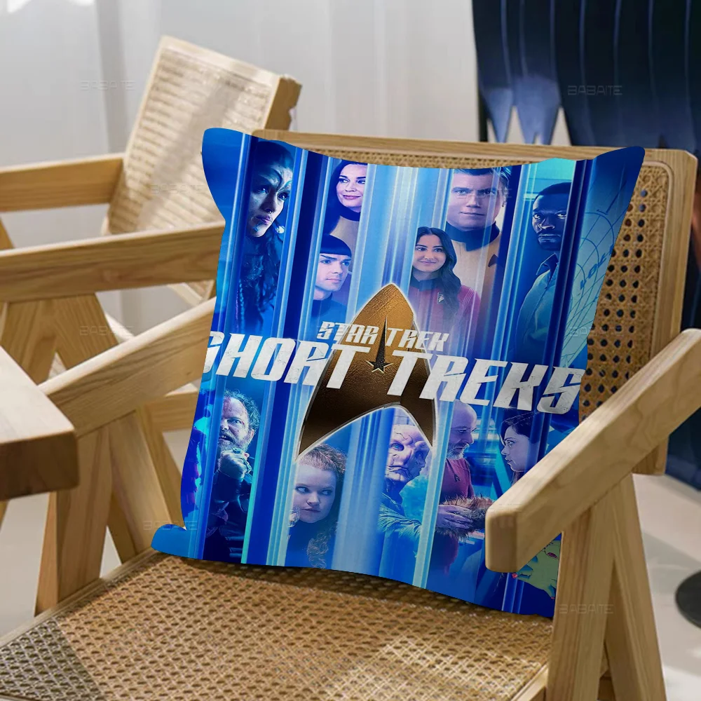 TV S-Star T-Trek Cushion Cover Inches Farmhouse Decor Home Throw Pillow Covers For Couch Decorations