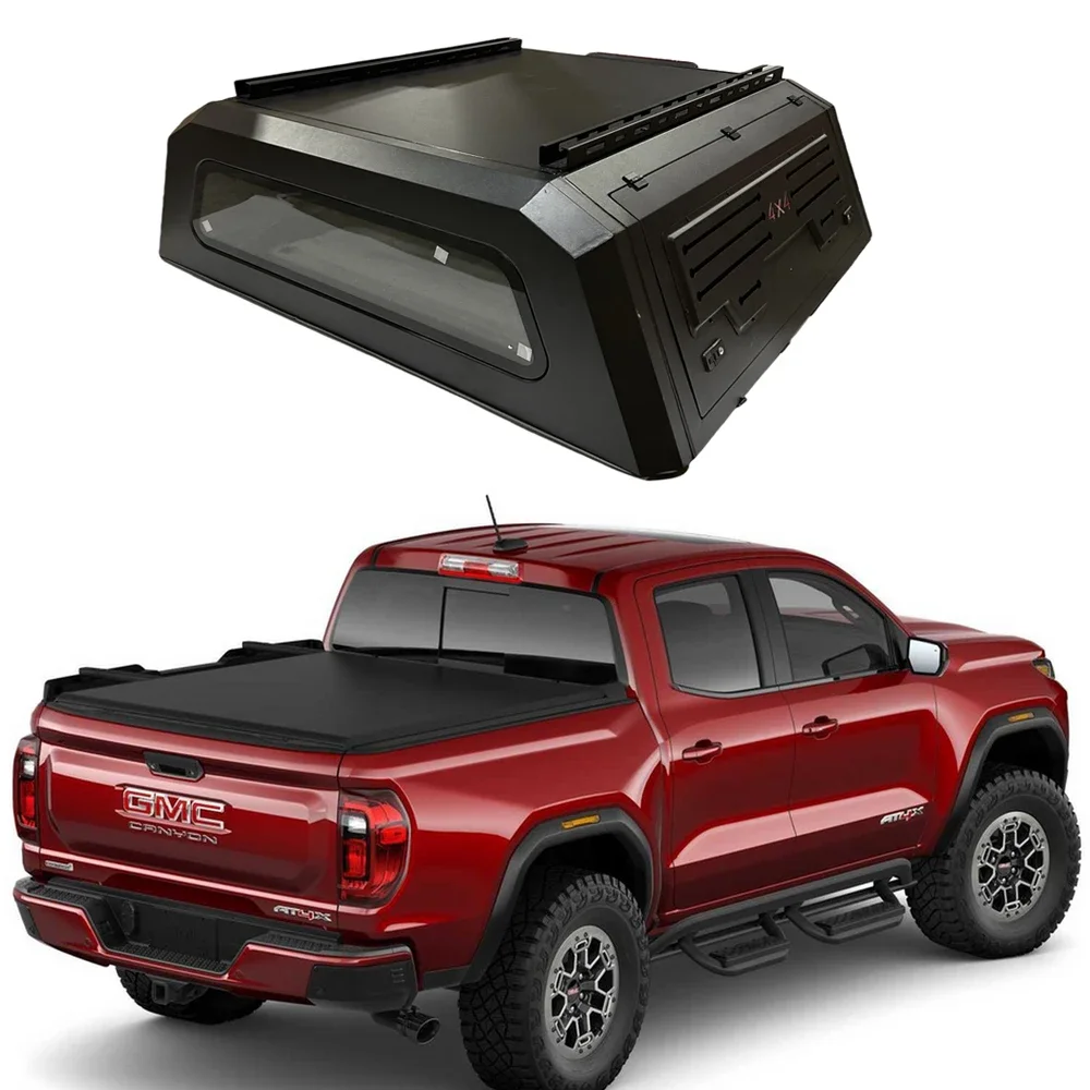 Factory Hot Selling Cool Car Truck 4 X 4 Accessories Canopies Waterproof Steel Canopy Sierra 1500 Canopy For Sale