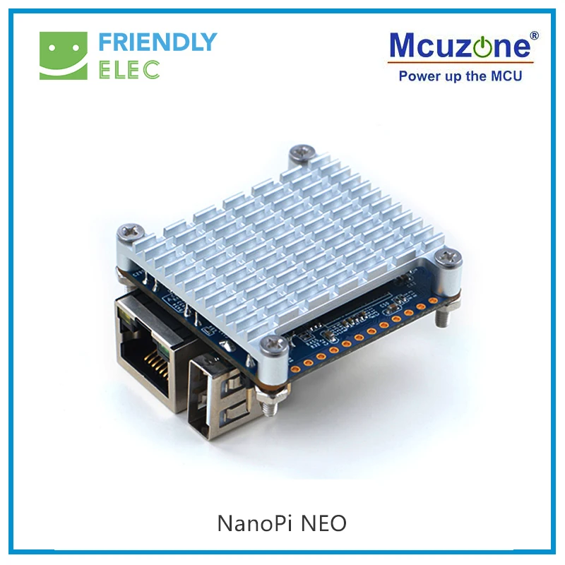 NanoPi NEO/NEO Air/NEO 2/Core/Core2/NEO Plus2 Aluminum Heat Sink with Thermal paste and Screw pitch 35.4*35.4 FriendlyELEC