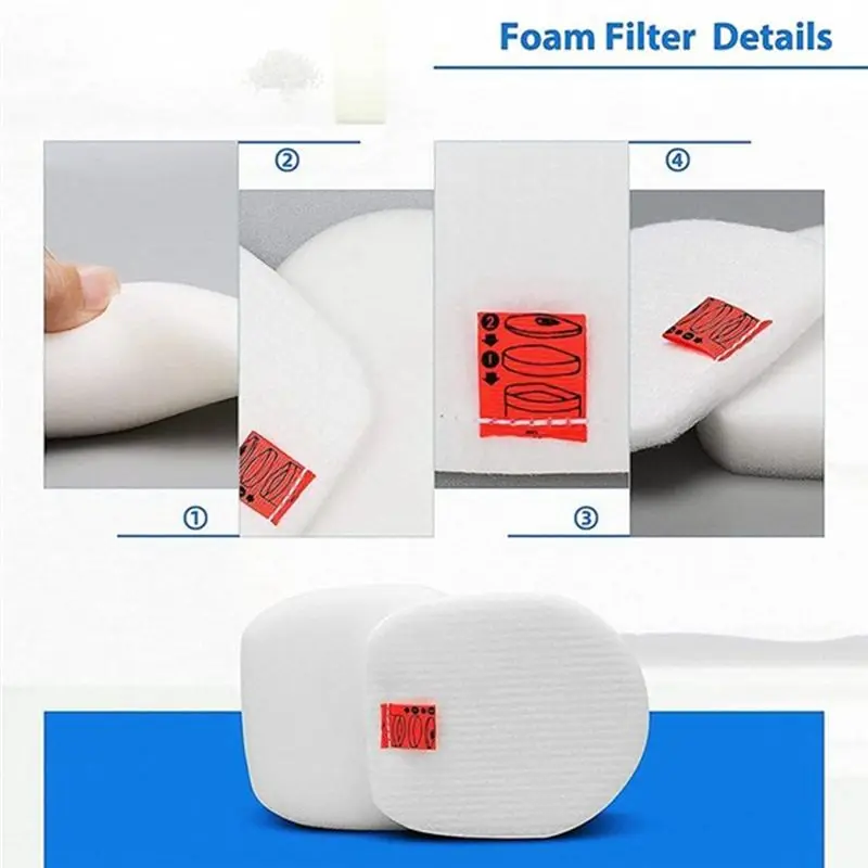 TCF For Shark IZ400EU IZ420EUT Vacuum Cleaner Replacement Parts, Roller Brush HEPA Filter Foam for Felt Filter Kit