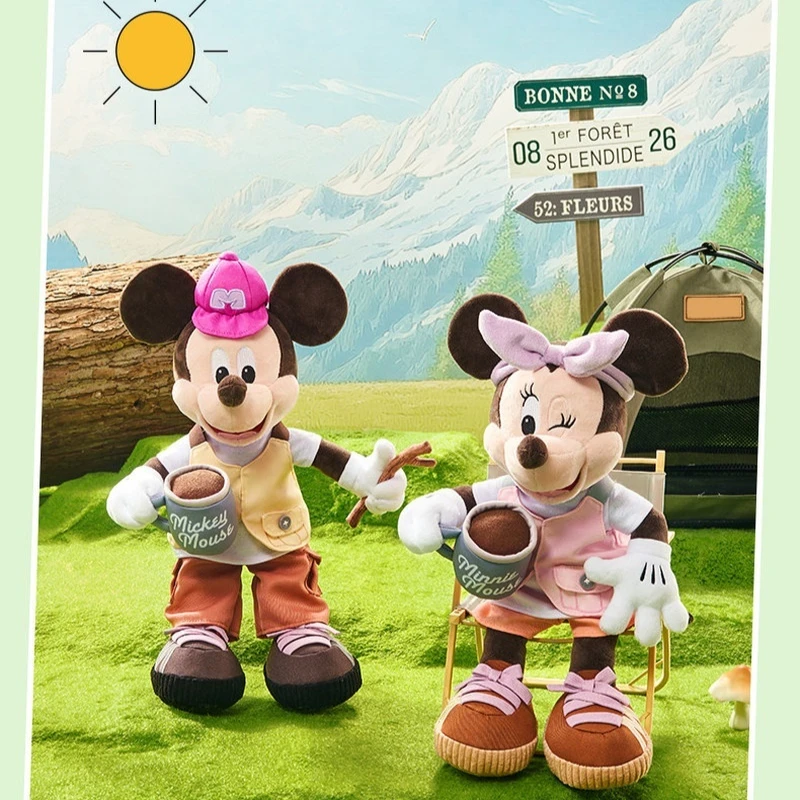 

Authentic Mickey And Friends Camping Themed Minnie Plush Doll Premium Stuffed Toy Perfect Warm Birthday Present For Family Loved