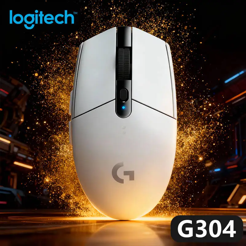 

Беспроводная игровая мышь Logitech G304 LIGHTSPEED, 12000 точек на дюйм, 1 мс, датчик HERO с задержкой, аккумулятор 250 часов, низкая задержка, выбор геймеров