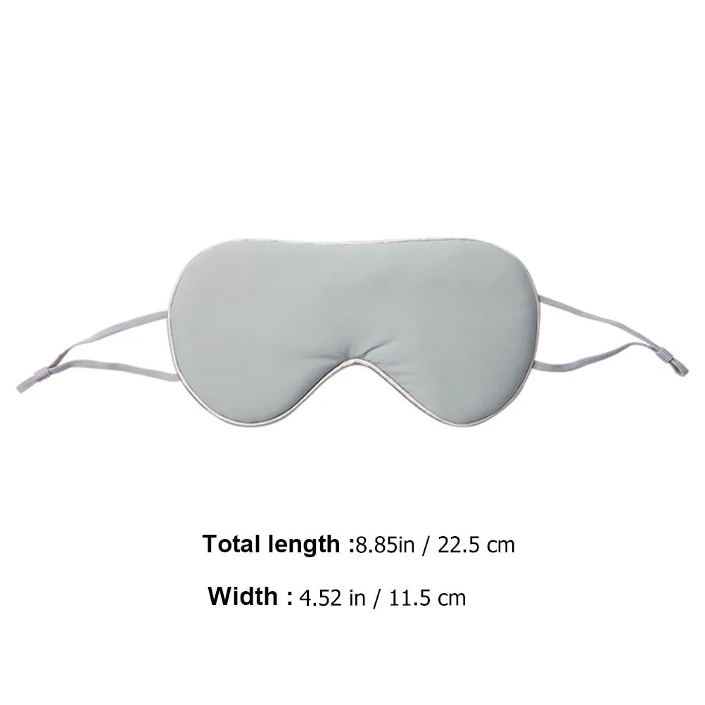 女性通気性マスク両面アイスシルク睡眠目隠し旅行ホームオフィス用目の疲労を軽減冷温アイカバー
