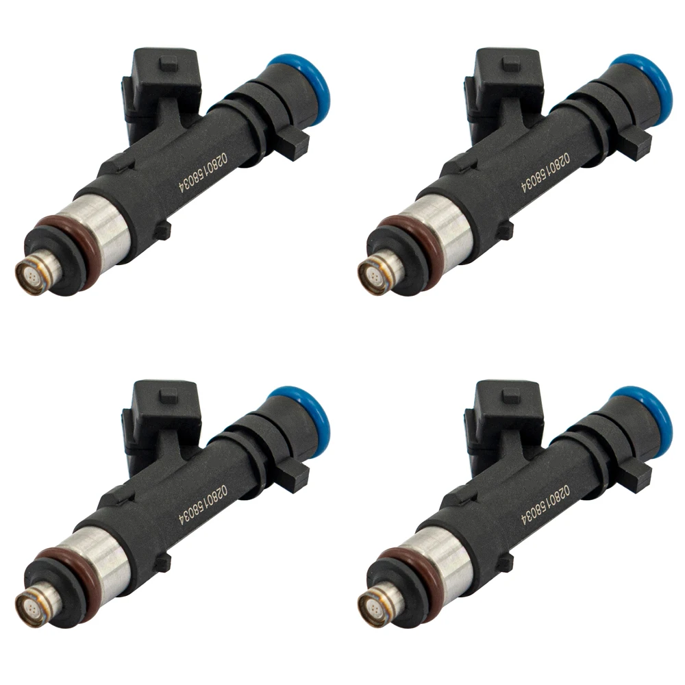 4Pcs 0280158034 Fuel Injectors For Dacia 2004 Lodgy Dokker Renault Logan 1.4-1.6L  8200227124 75114034 6001548024