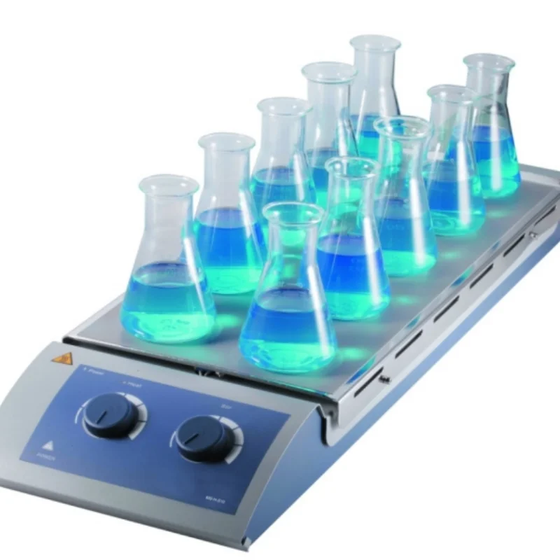 MS-H-S10 1100rpm10 Lab Variable Speed Position Laboratory Hotplate Magnetic Stirrer Multi-position Heating Hot Plate 120°C