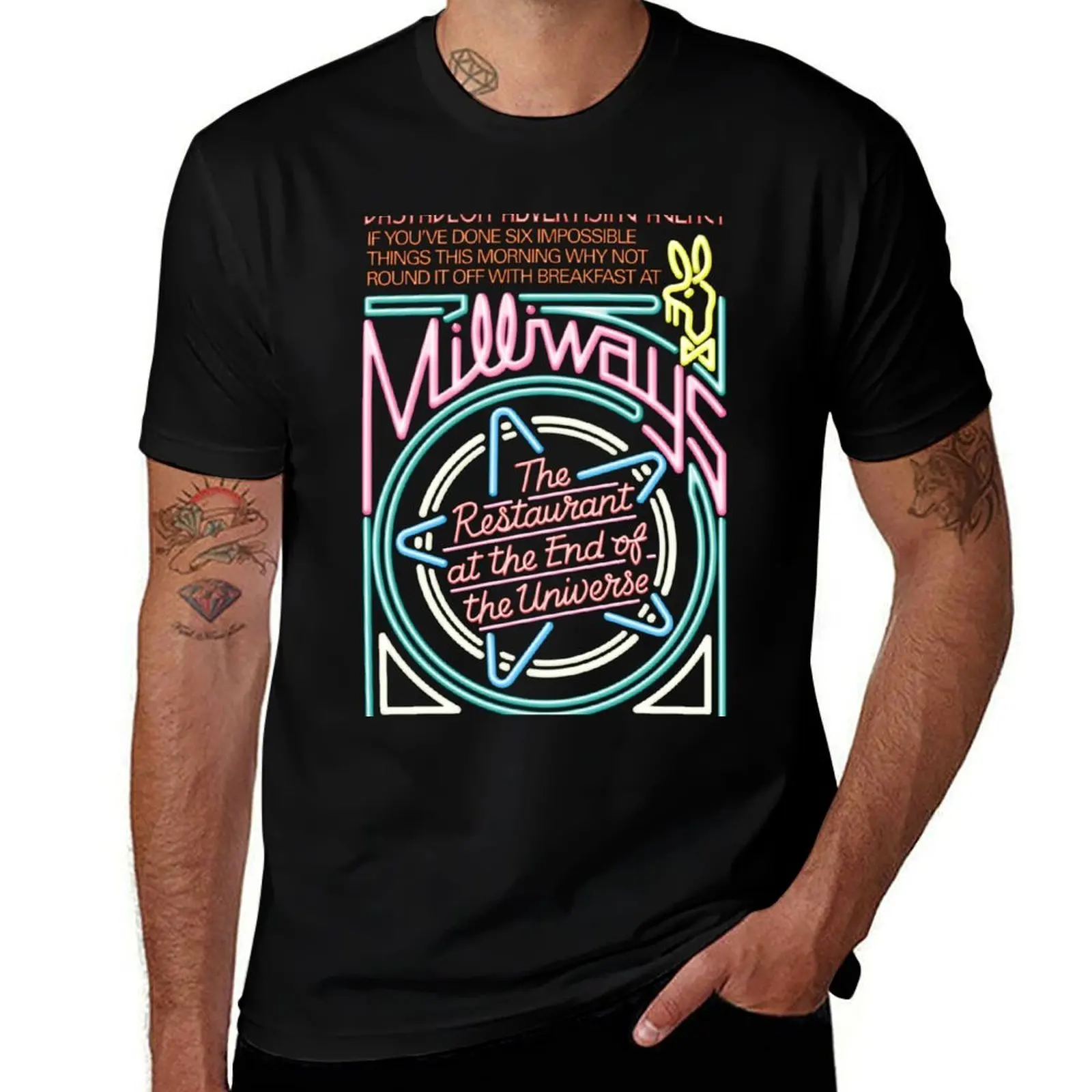 

for funny shirts End The the at shirts the T-Shirt Universe t t man anime man beebthings Restaurant Milliways: of