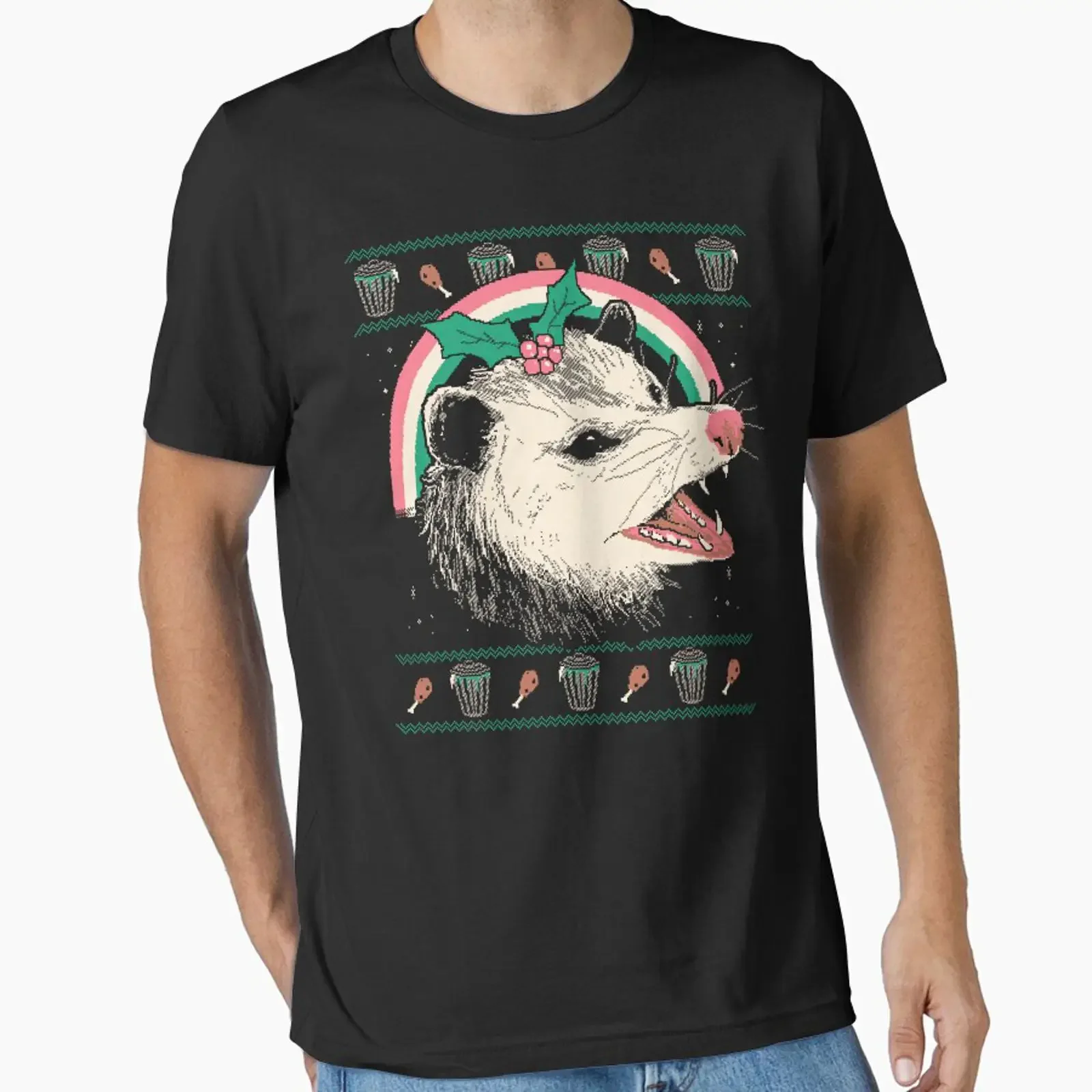 Trash The Halls Essential T Shirt vintage Washed Stretched streetwear Comfortable Casual Top For Everyday Wear Stylish fashion