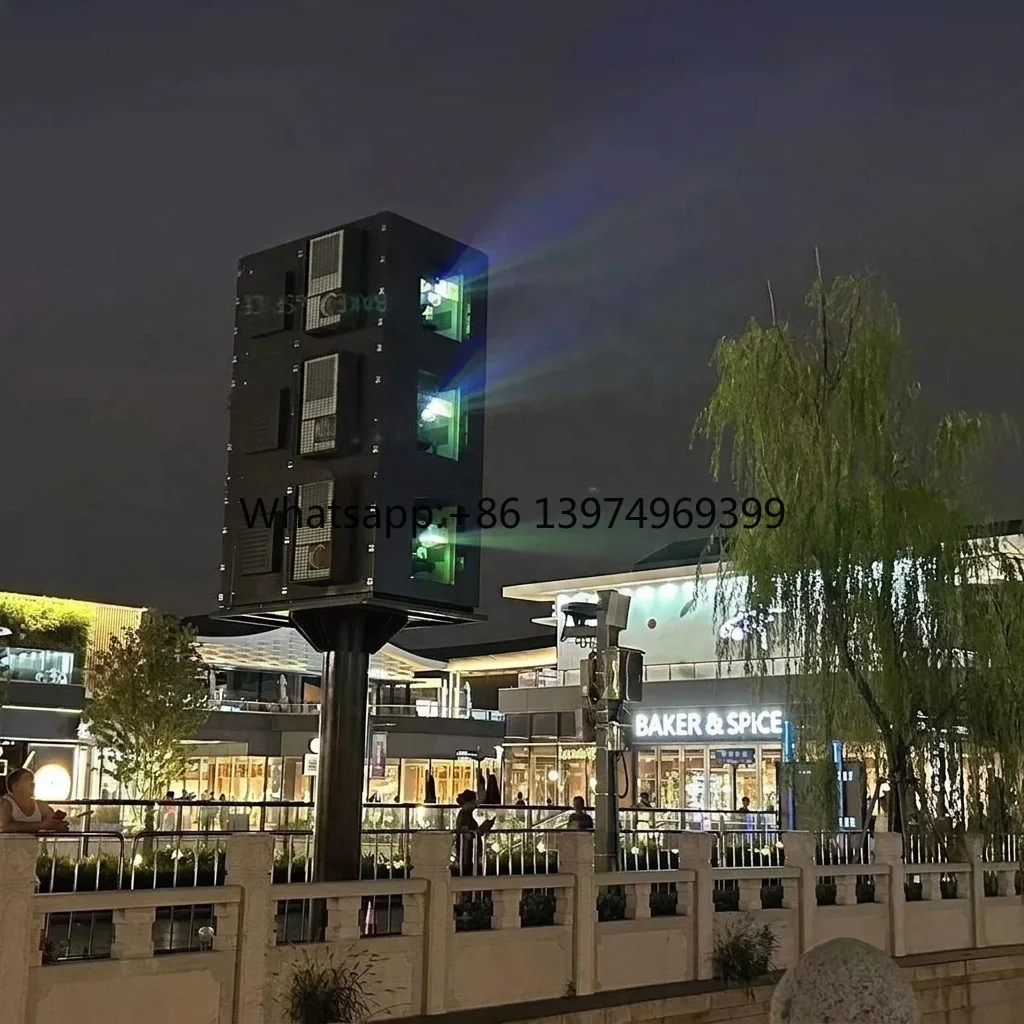 Outdoor Projector Constant Temperature Moisture-Proof Rain-Proof 3-Proof Chassis Air Conditioning Lightning Protection Cabinet