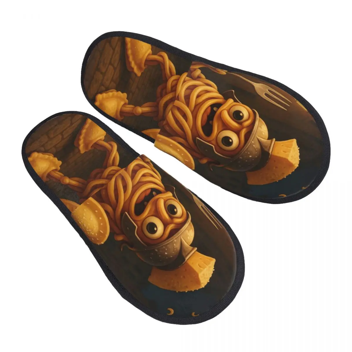 Custom Italian Brainrot Comfy Scuff With Memory Foam Slippers Women Animals Cartoon Spa House Shoes