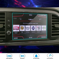 Tempered glass film Protector For Seat Leon X-Perience 8 Inch 2017 GPS Navigation Touch Center Display Auto Interior