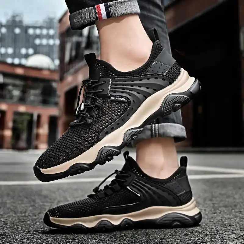 

Зимняя мужская обувь на тонком каблуке, тканые кроссовки, размер 45, полусезонные спортивные ботинки, небольшая цена, импортерские предложения, 2025 элегантные