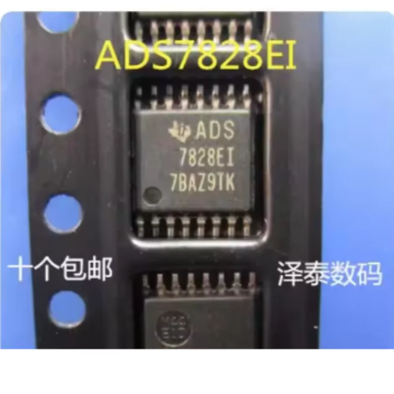 5PCS Original ADS7828EIPWRQ1  Automotive 12-Bit ADC 8-Channel 50kSPS I2C TSSOP-16