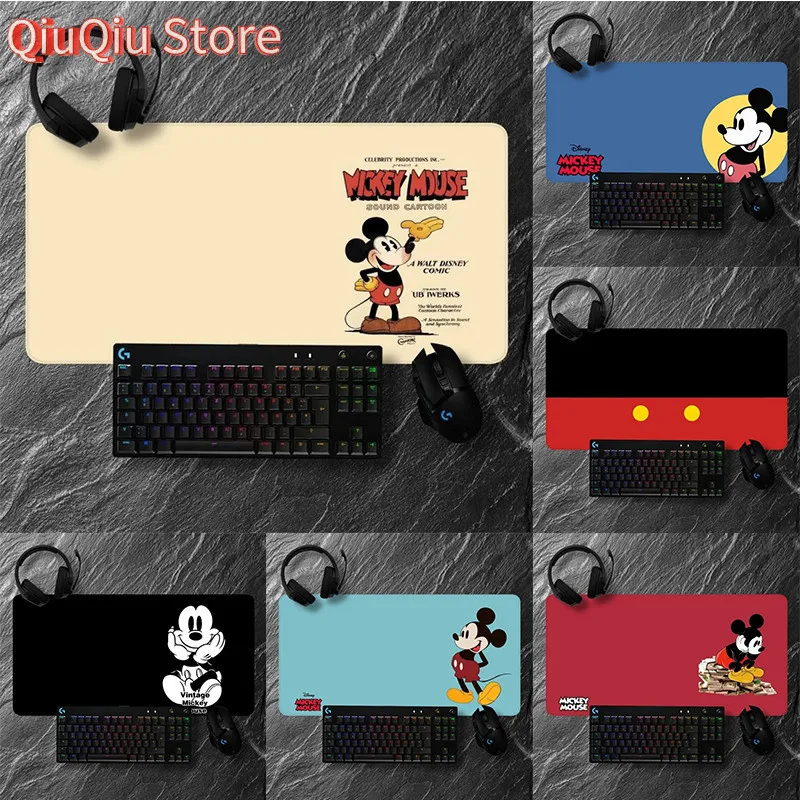 

Disney Mickey Mousepad Non-slip Lockedge Office Student Gaming Thickened Large Writing Pad Cushion